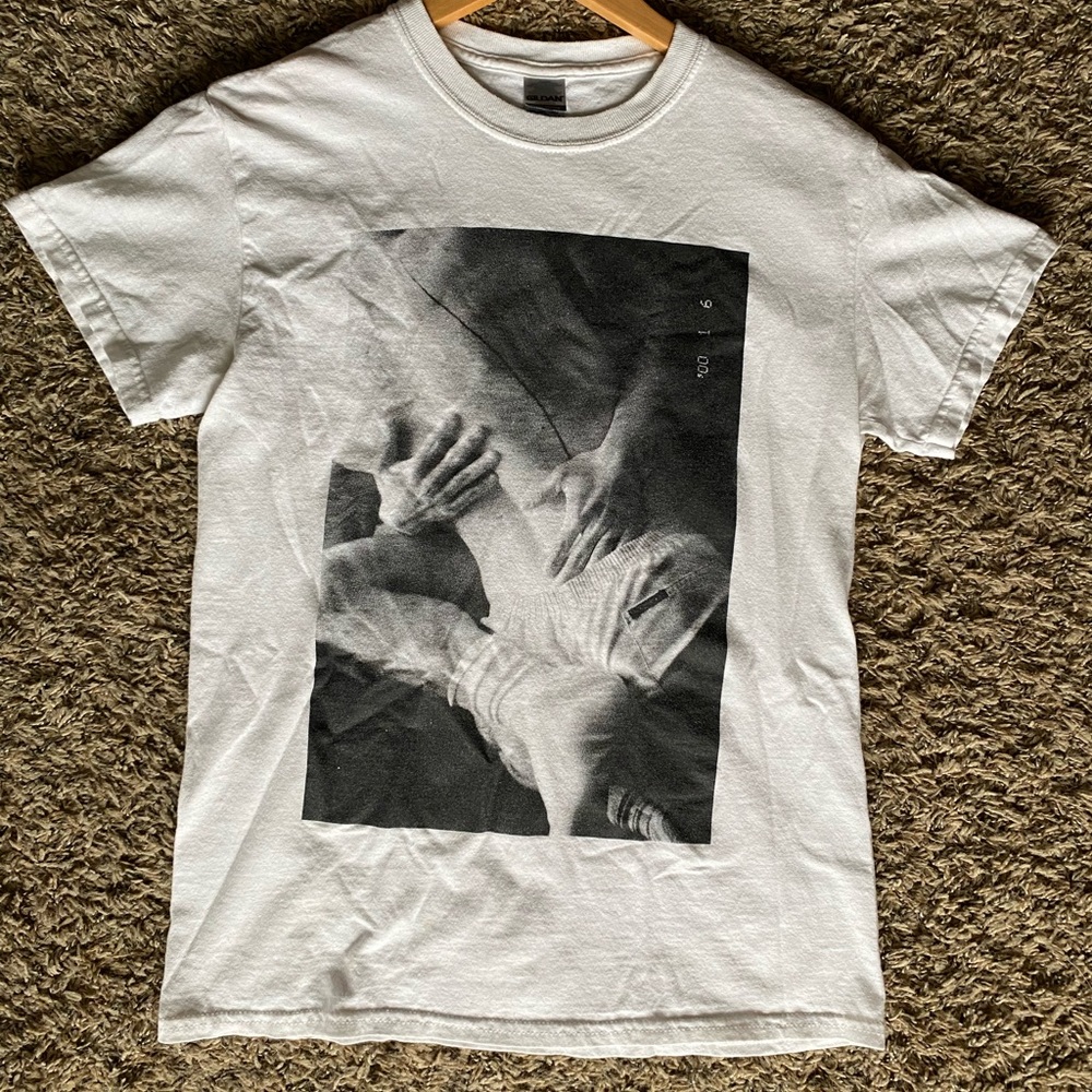 Custom print T-shirt.